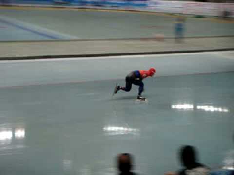 スピードスケート男子５００m　長島　ＶＳ　清水