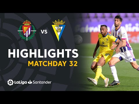 Highlights Real Valladolid vs Cádiz CF (1-1)