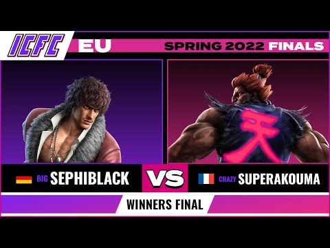 Sephiblack (Miguel) vs. SuperAkouma (Akuma) Winner Finals - ICFC EU Tekken 7 Spring 2022 Finals