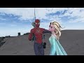 ELSA VS SPIDER MAN VR
