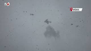 Düzce'de Kar Yağışı Etkili Oluyor