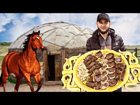 The most delicious (beshbarmak) in Tashkent: from horse meat and kazi