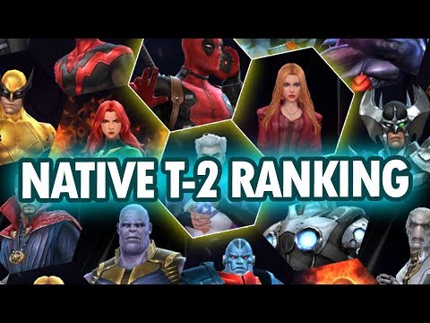 All Native Tier-2 Characters Ranking From Worst To Best - MARVEL Future Fight