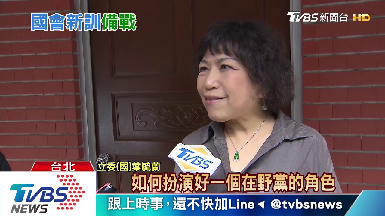 備戰開議！藍新生「特訓」吳斯懷、葉毓蘭