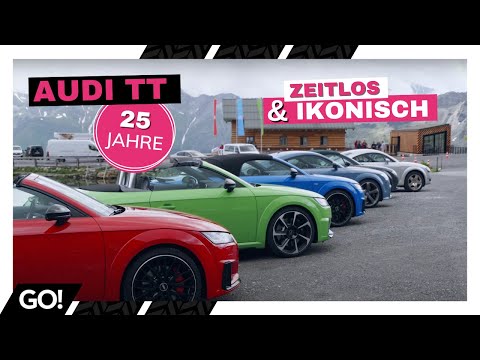 3 unvergleichliche Generationen - Audi TT 25 Jahre / Klare Linien, Aussen & Innen!