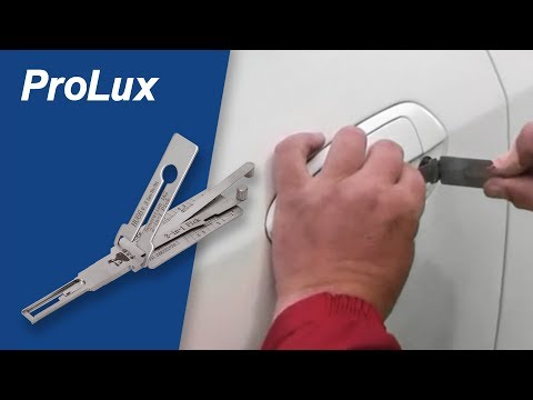 ProLux opening tools - opening vehicle lock cylinders with inner and outer track guide