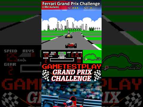 Ferrari Grand Prix Challenge NES Shorts Remember