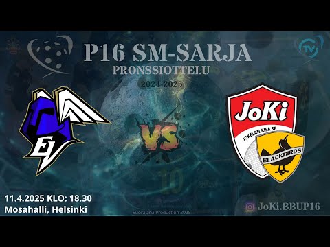 Maalikooste P16 SM Pronssiottelu EräViikingit - JoKiBBU 11.4.2025 (SALIBANDY TV)