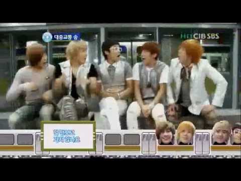 FTIsland - 090830 人氣歌謠 搭捷運