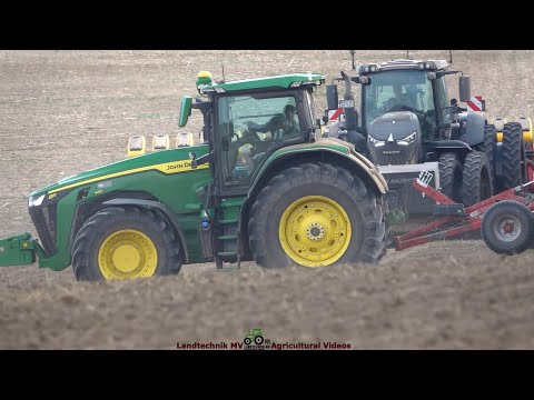 Fendt - John Deere - Horsch - Väderstad / Rapsaussaat - Sowing Rape  TB