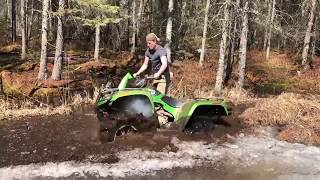 Spring thaw. Lifted Mud pro 700 32 inch silverbacks