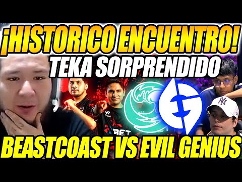 😲HISTORICO ENCUENTRO!!😲 KINGTEKA SORPRENDIDO POR EL ENCUENTRO MAS ESPERADO, BEASTCOAST VS EG😲 DOTA 2