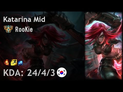 Katarina Mid vs Syndra - RooKie - KR Challenger Patch 7.1