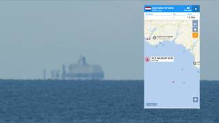 Warships on the horizon NLD warship A834  20260511