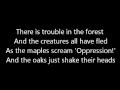 Rush-The Trees (Lyrics) 