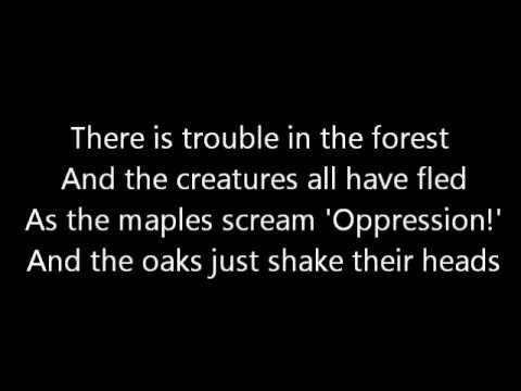 Rush-The Trees (Lyrics)