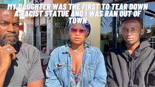 African American woman's daughter destroyed statue in NC and her town ran them away