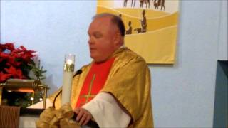 preview picture of video 'Deacon Brian Gospel & Homily 12 29 13'
