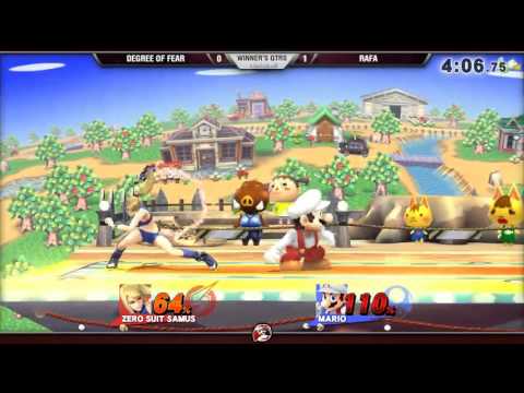 VS Weekly 3/24/16 - Winners Qtrs - Degree of Fear (ZSS) vs. Rafa (Mario) - Smash 4