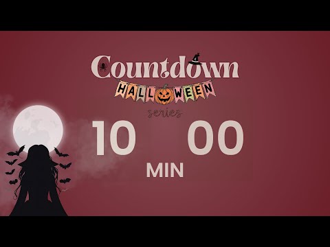🦇 10-Minute Timer | Vampire Venom Halloween Series | Quick Spooky Focus 🕯️🎃
