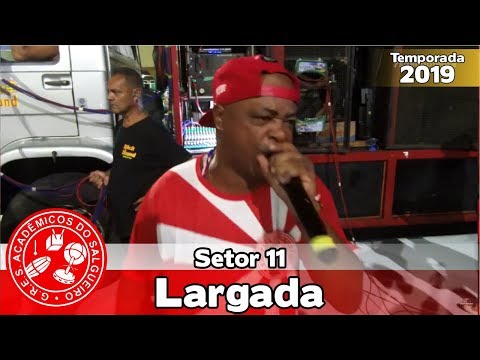 Salgueiro 2019 - Ensaio de bateria no setor 11 (Largada) - Apoteose ao vivo
