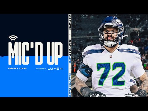 Abraham Lucas Mic'd Up On Thursday Night Football At The Chicago Bears | 2024 Seattle Seahawks