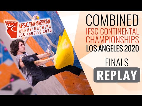 IFSC Pan American Championships Los Angeles 2020 || Men's Combined final