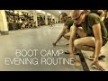 How Marine Recruits Finish A Day At Boot Camp – Evening Routine
