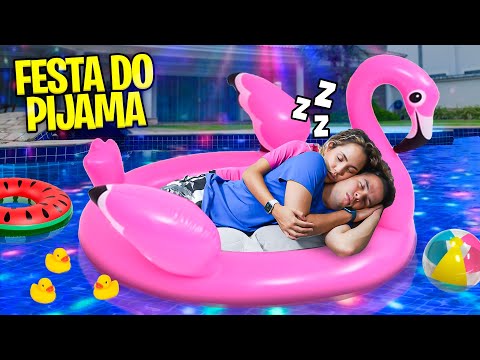 We had a pajama party by the mansion's pool for the first time and we regretted it so much!