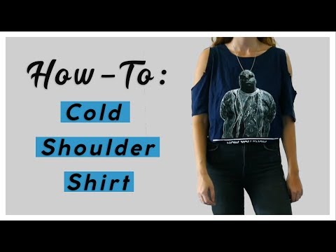 diy cold shoulder sweatshirt