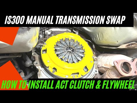 How to Install Lexus IS300 Clutch | W55 W58 ACT 6-puck | Automatic to Manual Swap