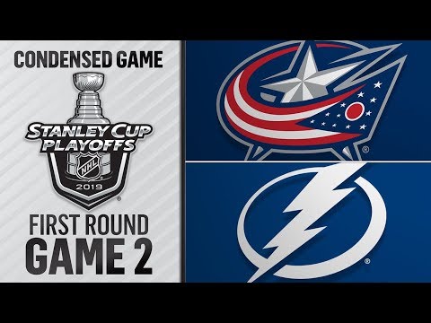 04/12/19 First Round, Gm2: Blue Jackets @ Lightning