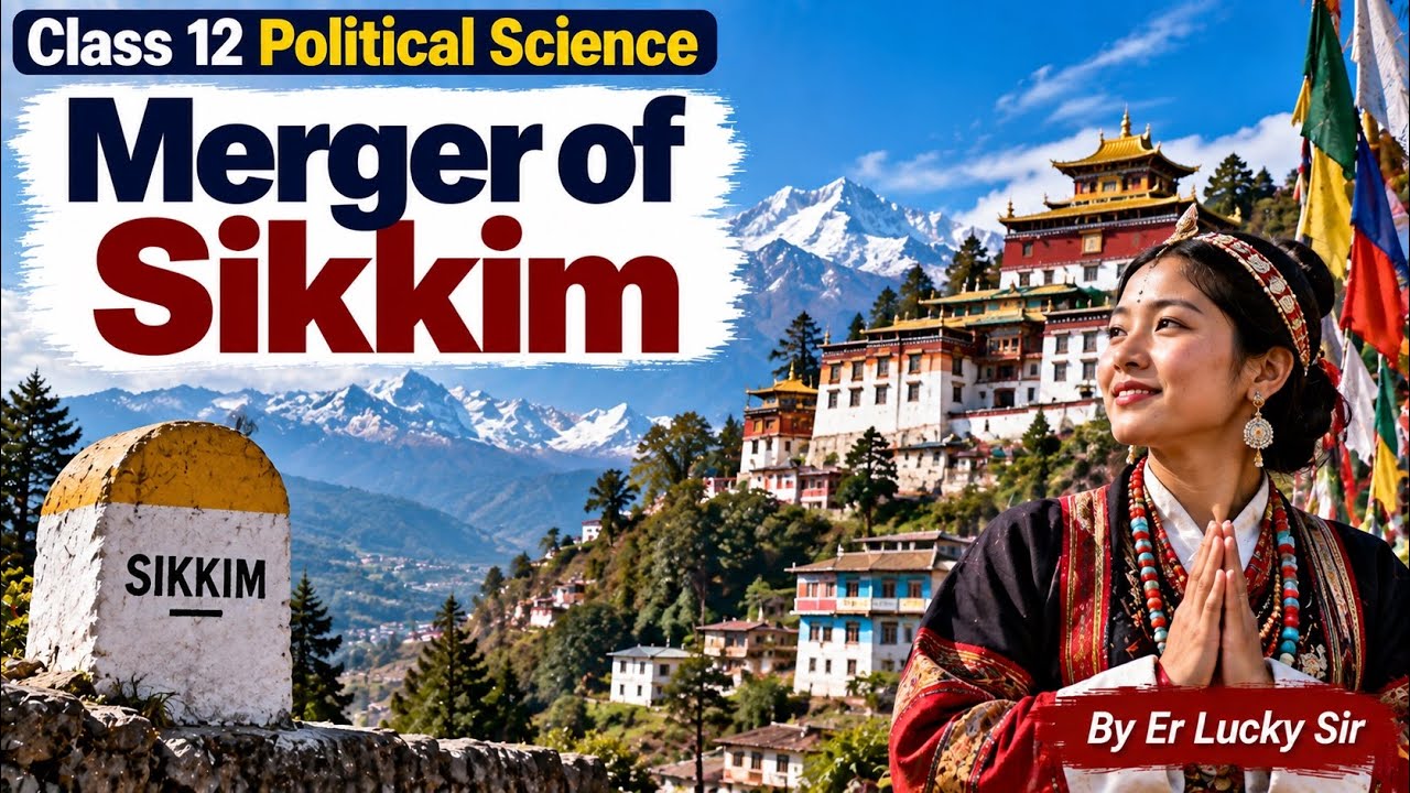 Merger Of Sikkim - Class 12 Political Science