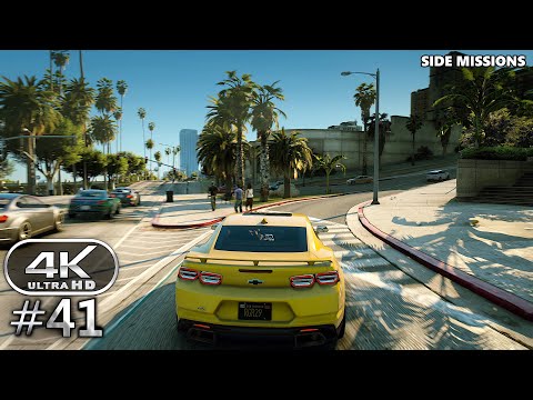 Grand Theft Auto 5 Gameplay Walkthrough Part 41 Side Mission - GTA 5 PC 4K 60FPS (No Commentary)