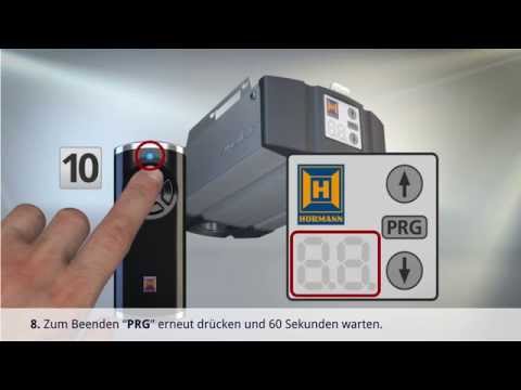 Programmierung des Hörmann Handsenders - HS5 BiSecur am SupraMatic BiSecur
