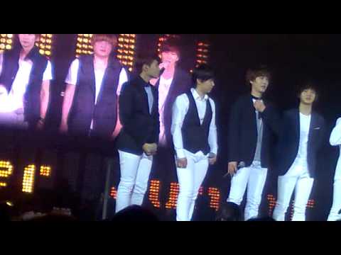 110611 SM TOWN live﻿ in Paris- Super Junior "Super Girl+Interview+No Other"