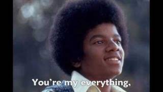 Michael Jackson Melodie Lyrics on screen