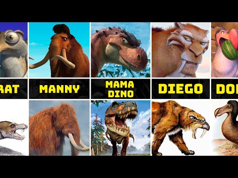 Ice Age Characters in Real Life