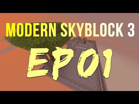 Modern skyblock 3 - EP1 | Magma island start