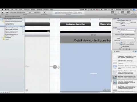 Mobile Application Development - Split View Controllers