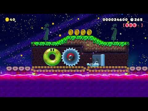 ★★★★★ Across Soda Pond by Waver 🍄 Super Mario Maker 2 🍄 No Commentary aal