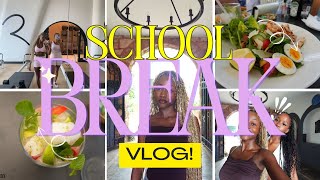 SCHOOL BREAK | SUMMER BREAK | *model life* *photoshoot* *sleepover* *prank calls* + more!