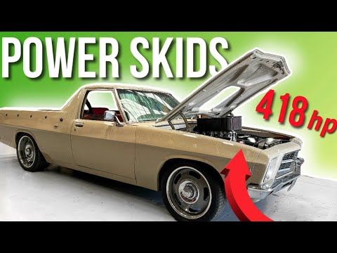 V8 Holden HQ 5.0L LS power skid 💨