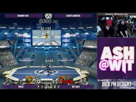 Pooch (Samus, Wolf) vs WIT | ORLY (Fox, Falcon) - ASH@WIT #98 PM Loser's Quarters