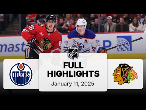 NHL Highlights | Oilers vs. Blackhawks - January 11, 2025