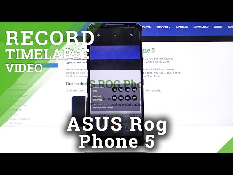 ASUS ROG Phone 5 – Change Speed of Time-Lapse Video