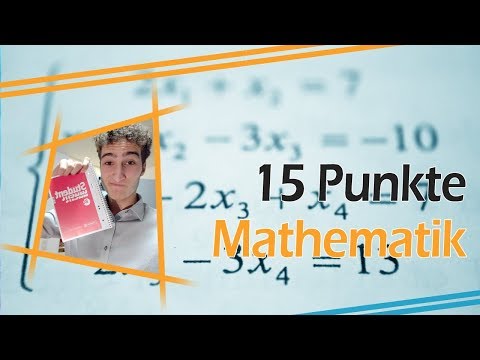 15 Punkte in Mathe (Oberstufe) - So geht's!