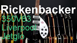 Video thumbnail for Rickenbacker 350V63 Liverpool Jetglo, guitar demo by Forma Art