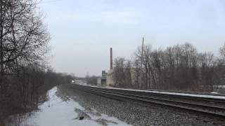 preview picture of video '[HD] Amtrak Empire Service Train 280 at Amsterdam, NY'