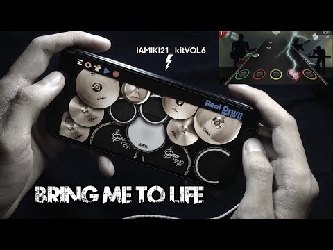 Bring Me To Life (Real Drum x Guitar Flash) Cover | IAMIKI21